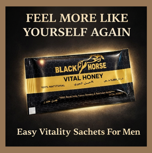 BIG BLACK HORSE – Premium Vital Honey - Individual Sachets