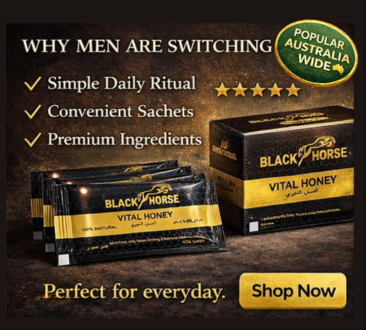 BIG BLACK HORSE – Premium Vital Honey (24-Sachets)